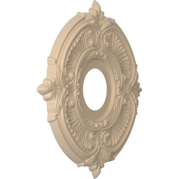 Attica PVC Ceiling Medallion (Fits Canopies Up To 5), 13OD X 3 1/2ID X 3/4P